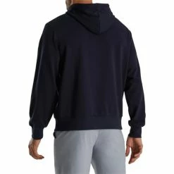 FootJoy Gents Heritage Hoodie Navy -Cheap Footwear Store P 27695FJGENTSHERITAGEHOODIENAVY 1 L