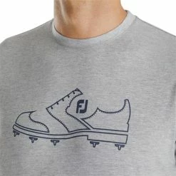 FootJoy Gents Heritage T-Shirt Grey -Cheap Footwear Store P 27705FJGENTSHERITAGETSHIRTGREY 3 L