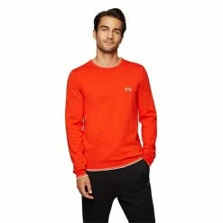 Boss Gents Ritom Crew Neck Sweater Bright Orange 9 Boss Gents Ritom Crew Neck Sweater Bright Orange -Cheap Footwear Store P 50456098BOSSSWEATERBRIGHTORANGEGENTS 2 L