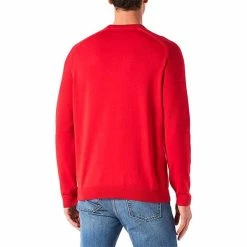 Boss Gents Ronard Organic-Cotton Logo Sweater Medium Red -Cheap Footwear Store P 50468130BOSSSWEATERMEDIUMREDGENTS 3 L