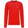 Boss Gents Ronard Organic-Cotton Logo Sweater Medium Red