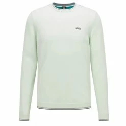 Boss Gents Ritcom Sweater Open Green
