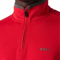 Boss Gents Sweat 1 Sweatshirt Red -Cheap Footwear Store P 50468839BOSSSWEATERRED610GENTS 3 L
