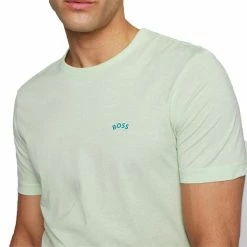 Boss Gents Tee Curved Polo Green 361 -Cheap Footwear Store P 50469062BOSSGENTSTEECURVEDPOLOGREEN361 4 L