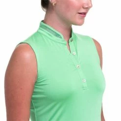 EPNY Ladies Sleeveless Mandarin Collar Polo Shirt Complemint -Cheap Footwear Store P 5060NJCEPNYSHIRTCOMPLEMINT3029LADIES 2 L