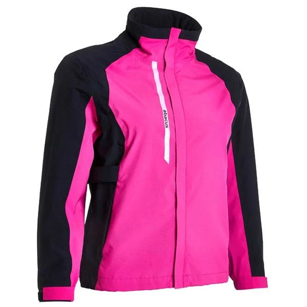 ABACUS Junior Links Rain Jacket Power Pink 3 ABACUS Junior Links Rain Jacket Power Pink