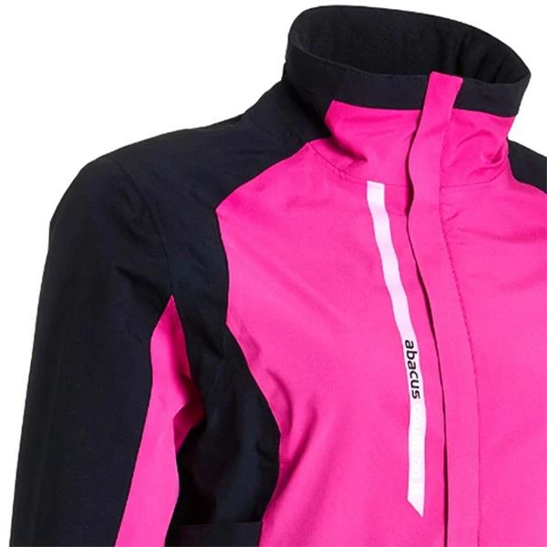 ABACUS Junior Links Rain Jacket Power Pink 4 ABACUS Junior Links Rain Jacket Power Pink - Image 2