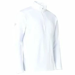 ABACUS Junior Dunbar ½ Zip Fleece White