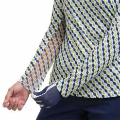 EPNY Ladies Bias Diamond Stripe Zip Mock White Multi -Cheap Footwear Store P 5221NLBXEPNYMOCKWHITEMULTILADIES 2 L