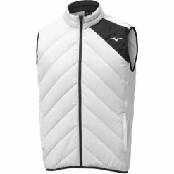 Mizuno Gents Breath Thermo Move Down Gilet Grey