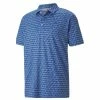 Puma Gents MATTR Carts Polo Shirt Mazarine Blue - Placid Blue -Cheap Footwear Store P 531093PUMASHIRTMAZARINEBLUEPLACIDBLUEGENTS L