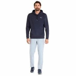 Puma Gents Cloudspun Progress Hoodie Navy Blazer - Heather -Cheap Footwear Store P 534527PUMAHOODIENAVYBLAZERHEATHERGENTS 4 L