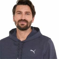 Puma Gents Cloudspun Progress Hoodie Navy Blazer - Heather -Cheap Footwear Store P 534527PUMAHOODIENAVYBLAZERHEATHERGENTS 5 L