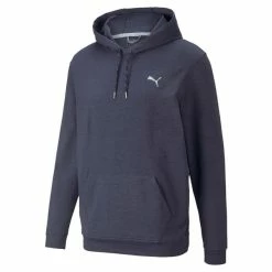 Puma Gents Cloudspun Progress Hoodie Navy Blazer - Heather