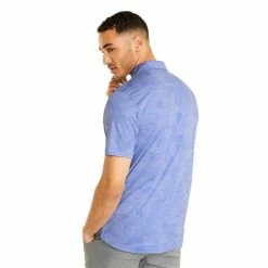 Puma Gents Cloudspun Leaflet Polo Shirt Lavender Pop -Cheap Footwear Store P 535445PUMASHIRTLAVENDERGENTS 3 L
