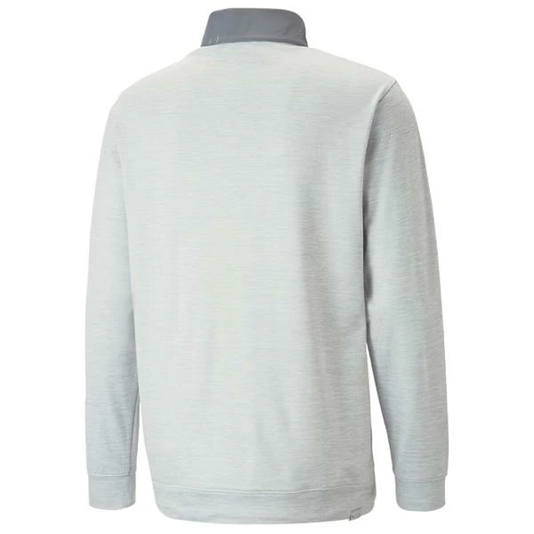 Puma Gents Cloudspun Colorblock ¼ Zip Top Quiet Shade - High Rise Heather 4 Puma Gents Cloudspun Colorblock ¼ Zip Top Quiet Shade - High Rise Heather - Image 2