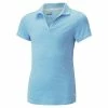 Puma Junior - Girls Cloudspun Coast Polo Shirt Daydream Heather -Cheap Footwear Store P 539782PUMASHIRTDAYDREAMHEATHERGIRLS L