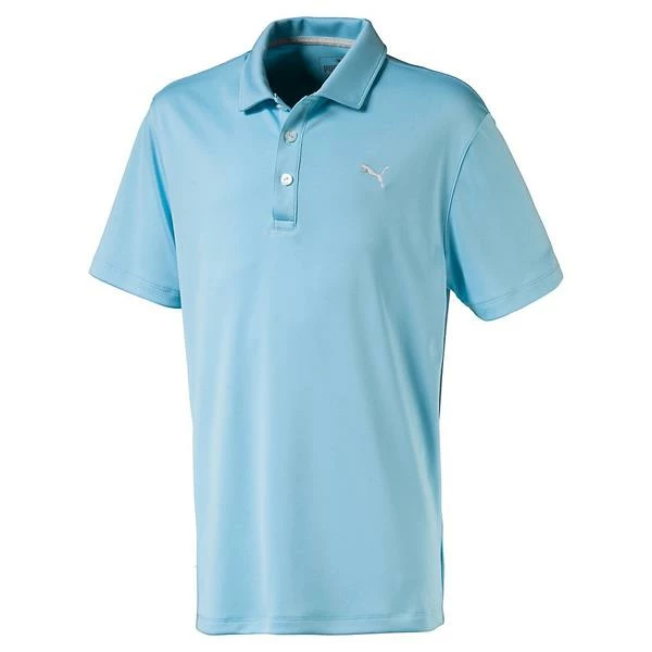Puma Junior - Boys Essential Pounce Golf Polo Turquoise 3 Puma Junior - Boys Essential Pounce Golf Polo Turquoise