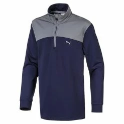 Puma Junior - Boys 1/4 Zip Top Peacoat