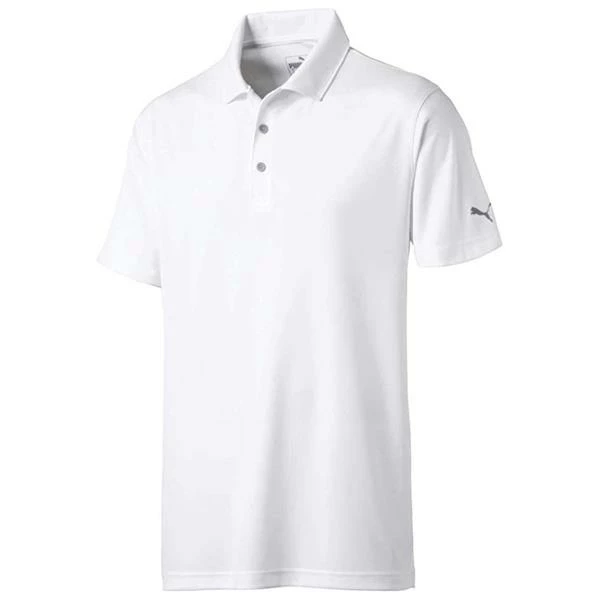 Puma Gents Rotation Polo Shirt Bright White 3 Puma Gents Rotation Polo Shirt Bright White