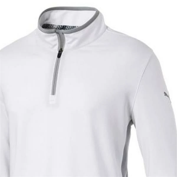Puma Gents Rotation ¼ Zip Top Bright White 4 Puma Gents Rotation ¼ Zip Top Bright White - Image 2