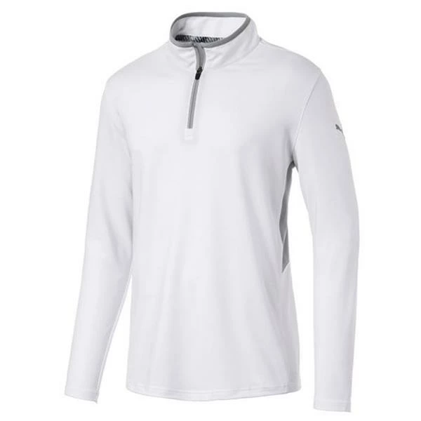 Puma Gents Rotation ¼ Zip Top Bright White 3 Puma Gents Rotation ¼ Zip Top Bright White