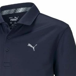 Puma Junior - Boys Essential Polo Shirt Navy Blazer -Cheap Footwear Store P 578133PUMASHIRTNAVYBLAZERBOYS 1 L