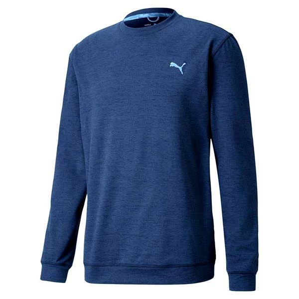 Puma Gents Cloudspun Crew Top Mazarine Blue 3 Puma Gents Cloudspun Crew Top Mazarine Blue
