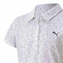 Puma Girls Polka Dot Polo Shirt Bright White -Cheap Footwear Store P 598563PUMASHIRTBRIGHTWHITEGIRLS 1 L