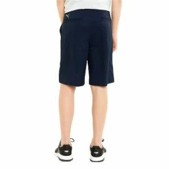 Puma Junior - Boys Stretch Shorts Navy Blazer -Cheap Footwear Store P 598675PUMABOYSSTRETCHSHORTSNAVYBLAZER 3 L