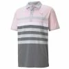 Puma Gents MATTR One Way Polo Shirt Pink Lady - Bright White -Cheap Footwear Store P 599115PUMAGENTSMATTRONEWAYPOLOPINKLADY 1 L