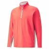 Puma Gents Gamer ¼ Zip Golf Sweatshirt Coral -Cheap Footwear Store P 599127PUMASWEATSHIRTCORALGENTS 2 L