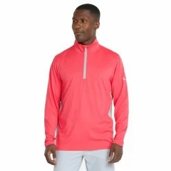 Puma Gents Gamer ¼ Zip Golf Sweatshirt Coral 10 Puma Gents Gamer ¼ Zip Golf Sweatshirt Coral -Cheap Footwear Store P 599127PUMASWEATSHIRTCORALGENTS 4 L