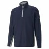 Puma Gents Gamer ¼ Zip Golf Sweatshirt Navy Blazer