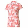 Puma Ladies Cloudspun Floral Polo Peach Pink 1 Puma Ladies Cloudspun Floral Polo Peach Pink -Cheap Footwear Store P 599255PUMALADIESCLOUDSPUNFLORALPOLOPEACHPINK L