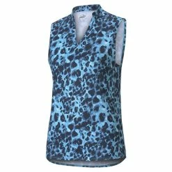 Puma Ladies Cloudspun S/L Polo Blue Navy