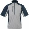 ABACUS Gents Bounce Stretch Rainshirt Grey - Navy (630)