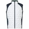 ABACUS Gents Grove Hybrid Vest White Navy (193)
