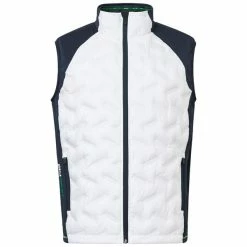 ABACUS Gents Grove Hybrid Vest White Navy (193)