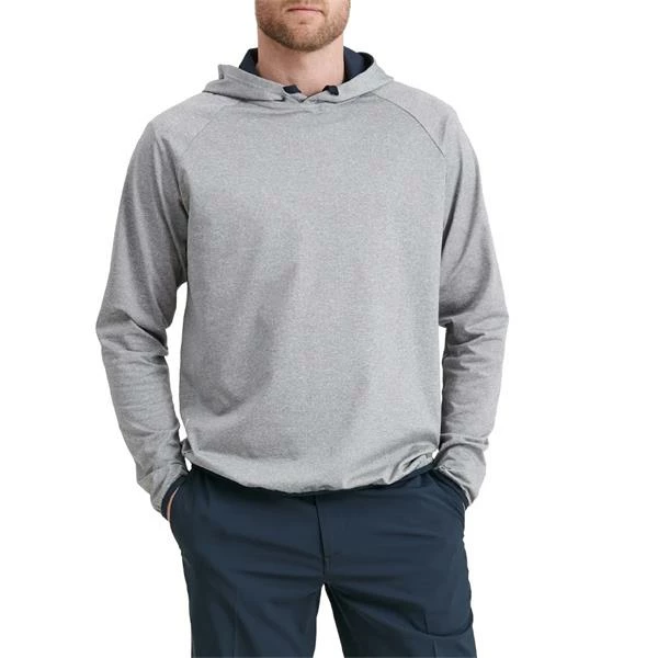 ABACUS Gents Loop Hoodie Light Grey Melange (702) 4 ABACUS Gents Loop Hoodie Light Grey Melange (702) - Image 2