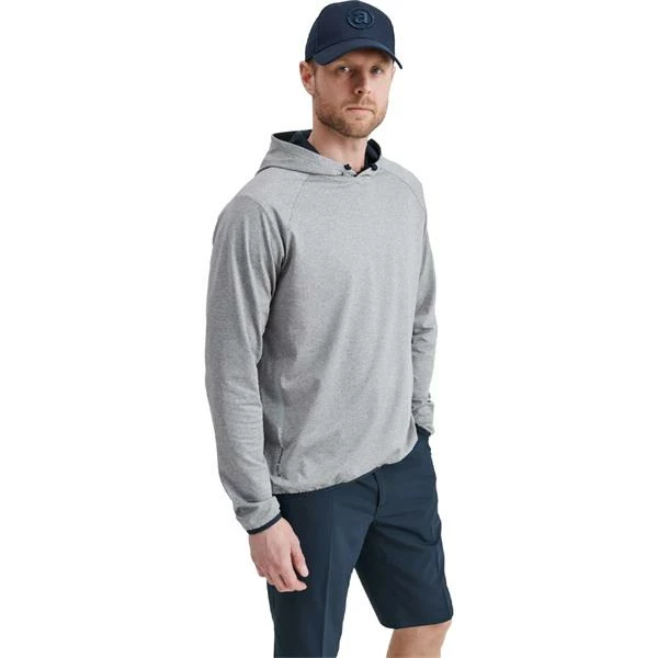 ABACUS Gents Loop Hoodie Light Grey Melange (702) 5 ABACUS Gents Loop Hoodie Light Grey Melange (702) - Image 3