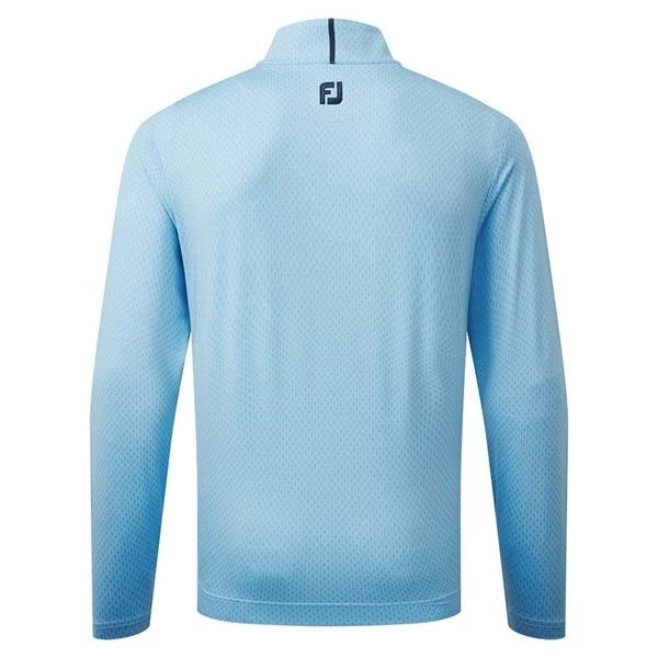 FootJoy Gents Tonal Print Knit Chill Out True Blue 4 FootJoy Gents Tonal Print Knit Chill Out True Blue - Image 2