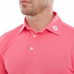 FootJoy Gents Stretch Pique Solid Polo Shirt Watermelon -Cheap Footwear Store P 80133FOOTJOYSHIRTWATERMELONGENTS 4 L