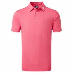 FootJoy Gents Stretch Pique Solid Polo Shirt Watermelon
