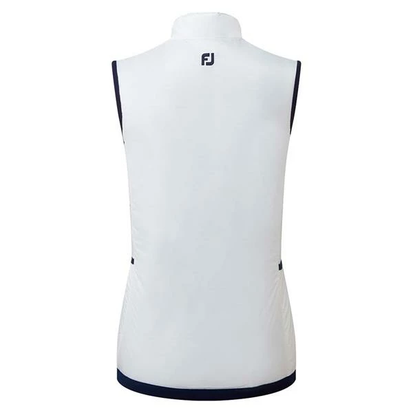 FootJoy Ladies Reversible Insulated Vest White - Navy - Houndstooth 4 FootJoy Ladies Reversible Insulated Vest White - Navy - Houndstooth - Image 2