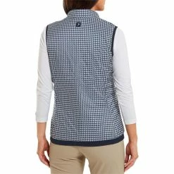 FootJoy Ladies Reversible Insulated Vest White - Navy - Houndstooth 11 FootJoy Ladies Reversible Insulated Vest White - Navy - Houndstooth -Cheap Footwear Store P 80217FOOTJOYVESTWHITENAVYHOUNDSTOOTHLADIES 3 L