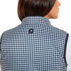 FootJoy Ladies Reversible Insulated Vest White - Navy - Houndstooth 12 FootJoy Ladies Reversible Insulated Vest White - Navy - Houndstooth -Cheap Footwear Store P 80217FOOTJOYVESTWHITENAVYHOUNDSTOOTHLADIES 4 L