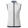 FootJoy Ladies Reversible Insulated Vest White - Navy - Houndstooth -Cheap Footwear Store P 80217FOOTJOYVESTWHITENAVYHOUNDSTOOTHLADIES L