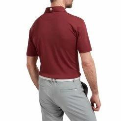 FootJoy Gents Stretch Pique Solid Polo Shirt Maroon -Cheap Footwear Store P 84456FOOTJOYSHIRTMAROONGENTS 3 L
