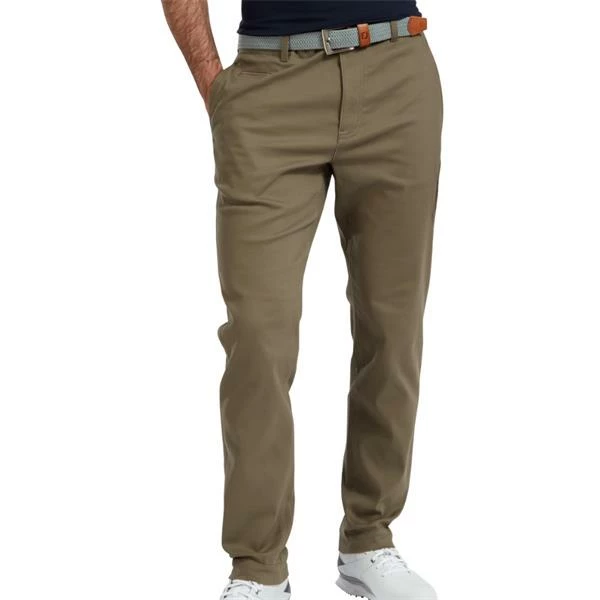 FootJoy Gents Tapered Fit Chino Trousers Dusky Olive 5 FootJoy Gents Tapered Fit Chino Trousers Dusky Olive - Image 3